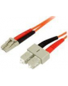 1M FIBER PATCH CABLE LC - SC StarTech.com 1m Multimode 62,5/125 Duplex LWL-Patchkabel LC - SC - Glasfaser Netzwerkkabel - nr 10