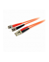 1M FIBER PATCH CABLE LC - ST StarTech.com 1m Multimode 62,5/125 Duplex LWL-Patchkabel LC - ST - Glasfaser Netzwerkkabel - nr 11