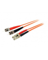 2M FIBER PATCH CABLE LC - ST StarTech.com 2m Multimode 62,5/125 Duplex LC auf ST LWL / Glasfaserkabel - nr 10