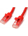 1M RED CAT6 PATCH CABLE StarTech.com 1m Cat6 Gigabit Snagless Patchkabel - RJ45 UTP Netzwerkkabel mit Schutzmanschette - Cat 6 Kabel - Rot - nr 3