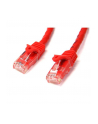 1M RED CAT6 PATCH CABLE StarTech.com 1m Cat6 Gigabit Snagless Patchkabel - RJ45 UTP Netzwerkkabel mit Schutzmanschette - Cat 6 Kabel - Rot - nr 7