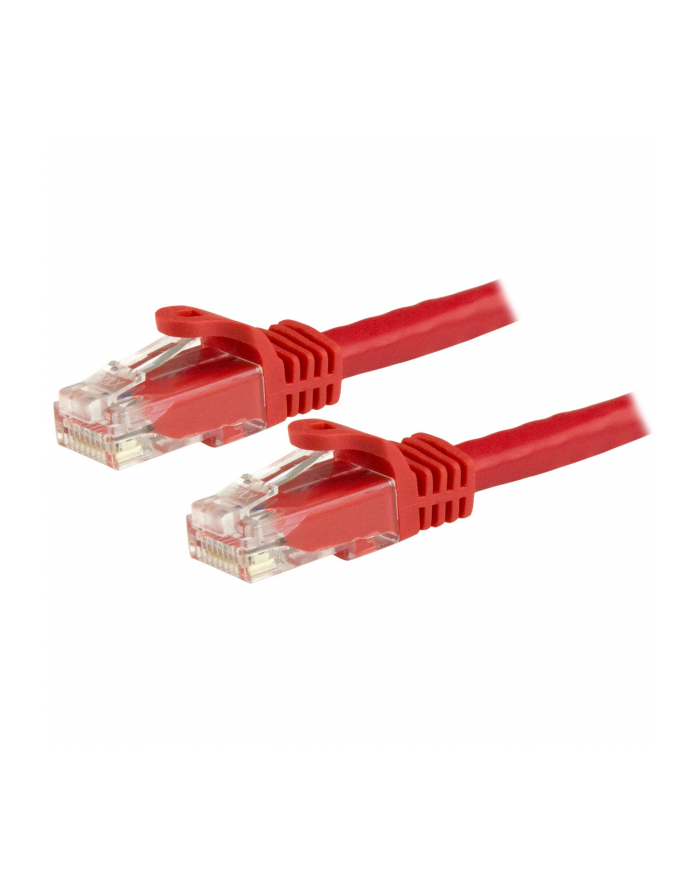 1M RED CAT6 PATCH CABLE StarTech.com 1m Cat6 Gigabit Snagless Patchkabel - RJ45 UTP Netzwerkkabel mit Schutzmanschette - Cat 6 Kabel - Rot główny