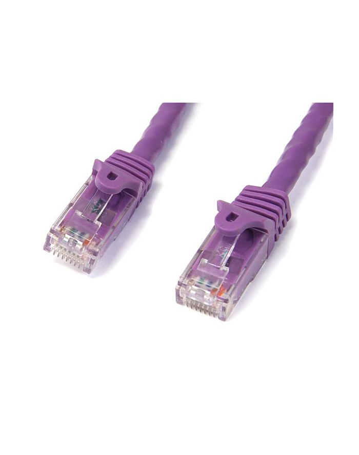 2M PURPLE CAT6 PATCH CABLE StarTech.com 2m Cat6 Gigabit Snagless Patchkabel - RJ45 UTP Netzwerkkabel mit Schutzmanschette - Cat 6 Kabel - Lila główny