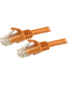 3M ORANGE CAT6 PATCH CABLE StarTech.com 3m Cat6 UTP RJ45 Gigabit Patchkabel Snagless - Cat 6 Netzwerkkabel mit Schutzmanschette - Cat.6 Patch-Kabel - Orange - nr 3