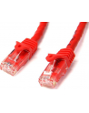 3M RED CAT6 PATCH CABLE StarTech.com 3m Cat6 UTP RJ45 Gigabit Patchkabel Snagless - Cat 6 Netzwerkkabel mit Schutzmanschette - Cat.6 Patch-Kabel - Rot - nr 4