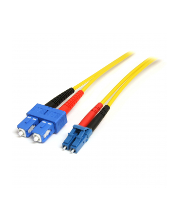 10M LC TO SC FIBER PATCH CABLE StarTech.com 10m Single Mode 9/125 Duplex LSZH LC auf SC OS1 LWL / Glasfaser-Netzwerkkabel - Gelb