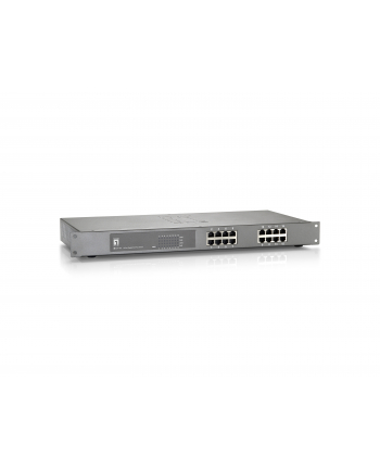 LevelOne 16-PORT GIGABIT POE-PLUS SWITCH 240W                      IN