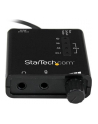 USB SOUND CARD ADAPTER W SPDIF StarTech.com USB Audio Adapter - Externe USB Soundkarte mit SPDIF Digital Audio mit 2x 3,5mm Klinke - USB auf Audio Konverter - Schwarz - nr 10