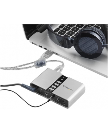 USB AUDIO ADAPTER SOUND CARD StarTech.com USB 2.0 Soundbox 7.1 Adapter - externe USB Soundkarte mit SPDIF Didital Audio - External Soundcard mit 8x 3,5mm Buchse nr 2