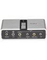 USB AUDIO ADAPTER SOUND CARD StarTech.com USB 2.0 Soundbox 7.1 Adapter - externe USB Soundkarte mit SPDIF Didital Audio - External Soundcard mit 8x 3,5mm Buchse - nr 43