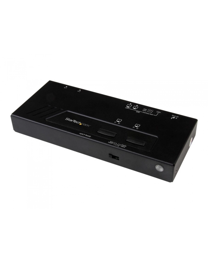 2X2 HDMI MATRIX SWITCH - 4K StarTech.com 2x2 HDMI Matrix Switch - 4K UltraHD HDMI Swtich with Fast Switching, Auto-sensing and Serial Control główny
