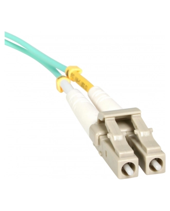 10M AQUA FIBER PATCH CABLE StarTech.com 10m 10Gb Aqua Duplex Multimode 50/125 OM3 LSZH LC/LC LWL- /Glasfaser Patchkabel / Netzwerkkabel