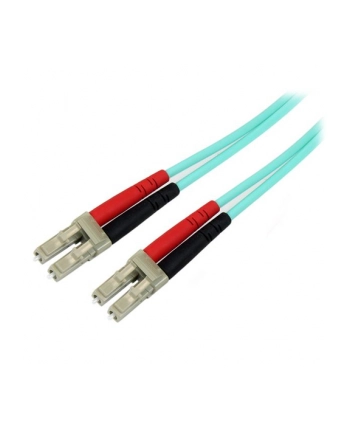 5M AQUA FIBER PATCH CABLE StarTech.com 1m 10Gb Aqua Duplex Multimode 50/125 OM3 LSZH LC/LC LWL- /Glasfaser Patchkabel / Netzwerkkabel