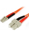 2M FIBER PATCH CABLE LC - SC StarTech.com 2m Multimode 62,5/125 Duplex LWL-Patchkabel LC - SC - Glasfaser Netzwerkkabel - nr 12