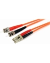 2M FIBER PATCH CABLE LC - ST StarTech.com 2m Multimode 62,5/125 Duplex LC auf ST LWL / Glasfaserkabel - nr 16