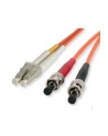 2M FIBER PATCH CABLE LC - ST StarTech.com 2m Multimode 62,5/125 Duplex LC auf ST LWL / Glasfaserkabel - nr 20