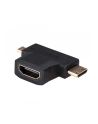 AKYGA ADAPTER HDMI F / MINI HDMI M + MICRO HDMI M AK-AD-23 - nr 1
