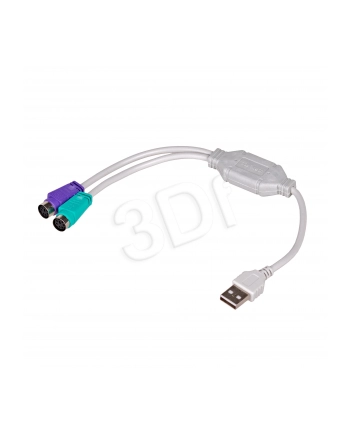 AKYGA ADAPTER USB AM -> 2X PS/2 AK-AD-15 nr 1
