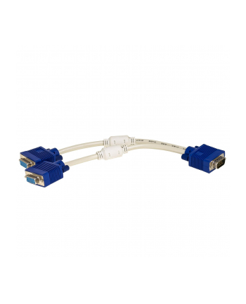 AKYGA ADAPTER VGA 15-PIN / 2X VGA 15-PIN 25CM AK-AD-20