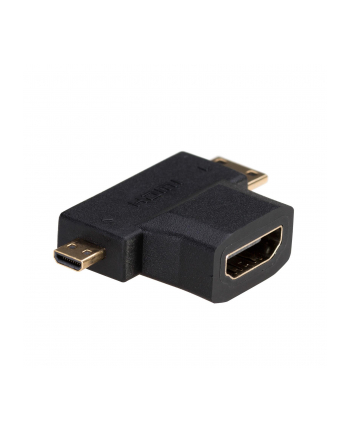 AKYGA ADAPTER HDMI F / MINI HDMI M + MICRO HDMI M AK-AD-23