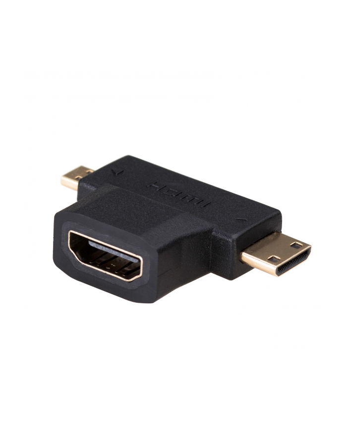 AKYGA ADAPTER HDMI F / MINI HDMI M + MICRO HDMI M AK-AD-23 główny