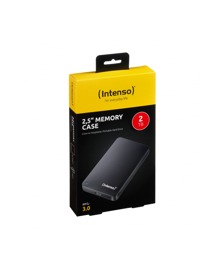 Dysk zewnętrzny Intenso Intenso Memorycase 2TB 2TB 2 5  USB 3.0 Czarny główny