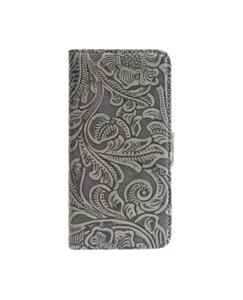 Etui walletcase iPhone 6/6S Plus skóra szare/różowe