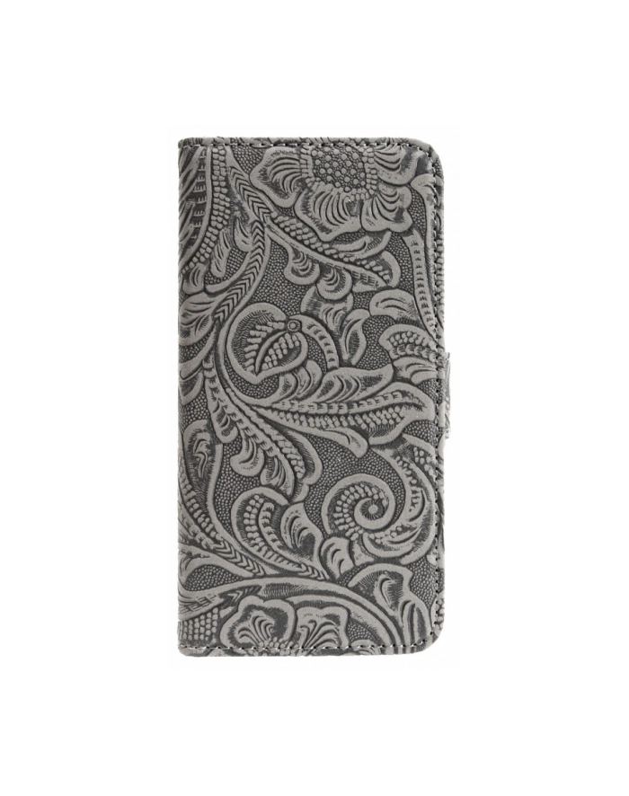 Etui walletcase iPhone 6/6S Plus skóra szare/różowe główny
