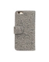 Etui walletcase iPhone 6/6S Plus skóra szare/różowe - nr 2