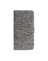 Etui walletcase iPhone 6/6S Plus skóra szare/różowe - nr 49
