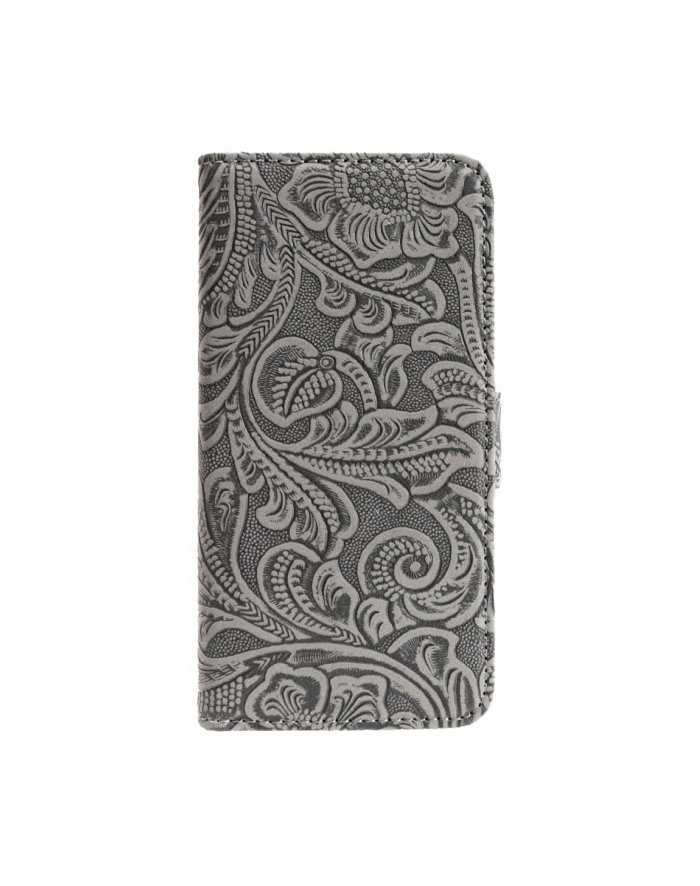 Etui walletcase iPhone 6/6S Plus skóra szare/różowe główny