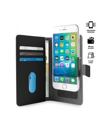 Smart Wallet Case 2w1, rozmiar L, czarne