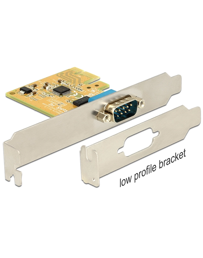 Delock Karta PCI Express > 1x COM 9PIN (M) główny