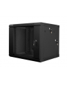 Lanberg szafa instalacyjna wisząca dwusekcyjna 19'' 9U 600x600mm czarna - nr 65