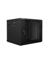 Lanberg szafa instalacyjna wisząca dwusekcyjna 19'' 9U 600x600mm czarna - nr 67