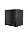 Lanberg szafa instalacyjna wisząca dwusekcyjna 19'' 12U 600x600mm czarna - nr 52