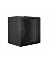 Lanberg szafa instalacyjna wisząca dwusekcyjna 19'' 12U 600x600mm czarna - nr 53