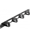 Intellinet Organizer kabli 19'' 1U z 4 krótkimi pierścieniami, czarny - nr 11