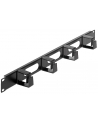 Intellinet Organizer kabli 19'' 1U z 4 krótkimi pierścieniami, czarny - nr 2