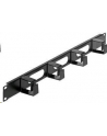 Intellinet Organizer kabli 19'' 1U z 4 krótkimi pierścieniami, czarny - nr 5