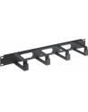 Intellinet Organizer kabli 19'' 1U z 4 długimi pierścieniami, czarny - nr 16