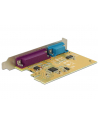 Delock Karta PCI Express > 1x COM 9PIN (M) + 1x DB25 (F) - nr 10