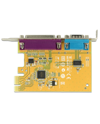 Delock Karta PCI Express > 1x COM 9PIN (M) + 1x DB25 (F)