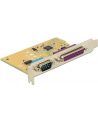 Delock Karta PCI Express > 1x COM 9PIN (M) + 1x DB25 (F) - nr 23
