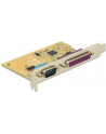 Delock Karta PCI Express > 1x COM 9PIN (M) + 1x DB25 (F) - nr 25