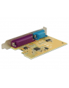 Delock Karta PCI Express > 1x COM 9PIN (M) + 1x DB25 (F) - nr 2