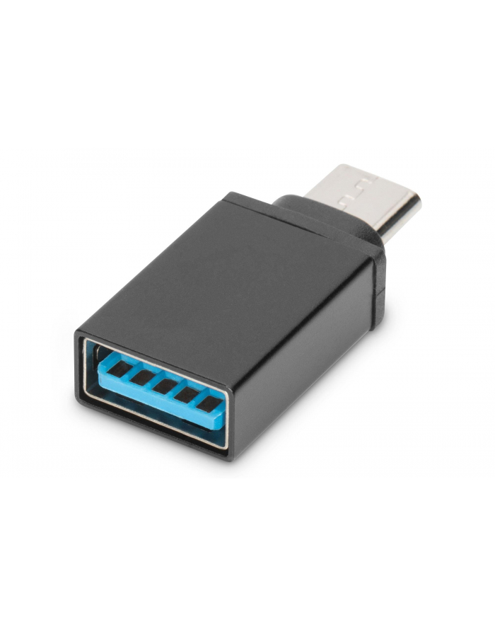 ASSMANN Adapter USB 3.0 SuperSpeed Typ USB C/USB A M/Ż czarny główny