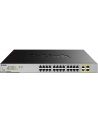 D-Link 24-Port Desktop Gigabit PoE + 2GE Combo Switch Total PoE Budget: 370W - nr 24