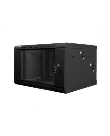 Lanberg szafa instalacyjna wisząca dwusekcyjna 19'' 6U 600x600mm czarna nr 1