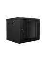 Lanberg szafa instalacyjna wisząca dwusekcyjna 19'' 9U 600x600mm czarna - nr 18